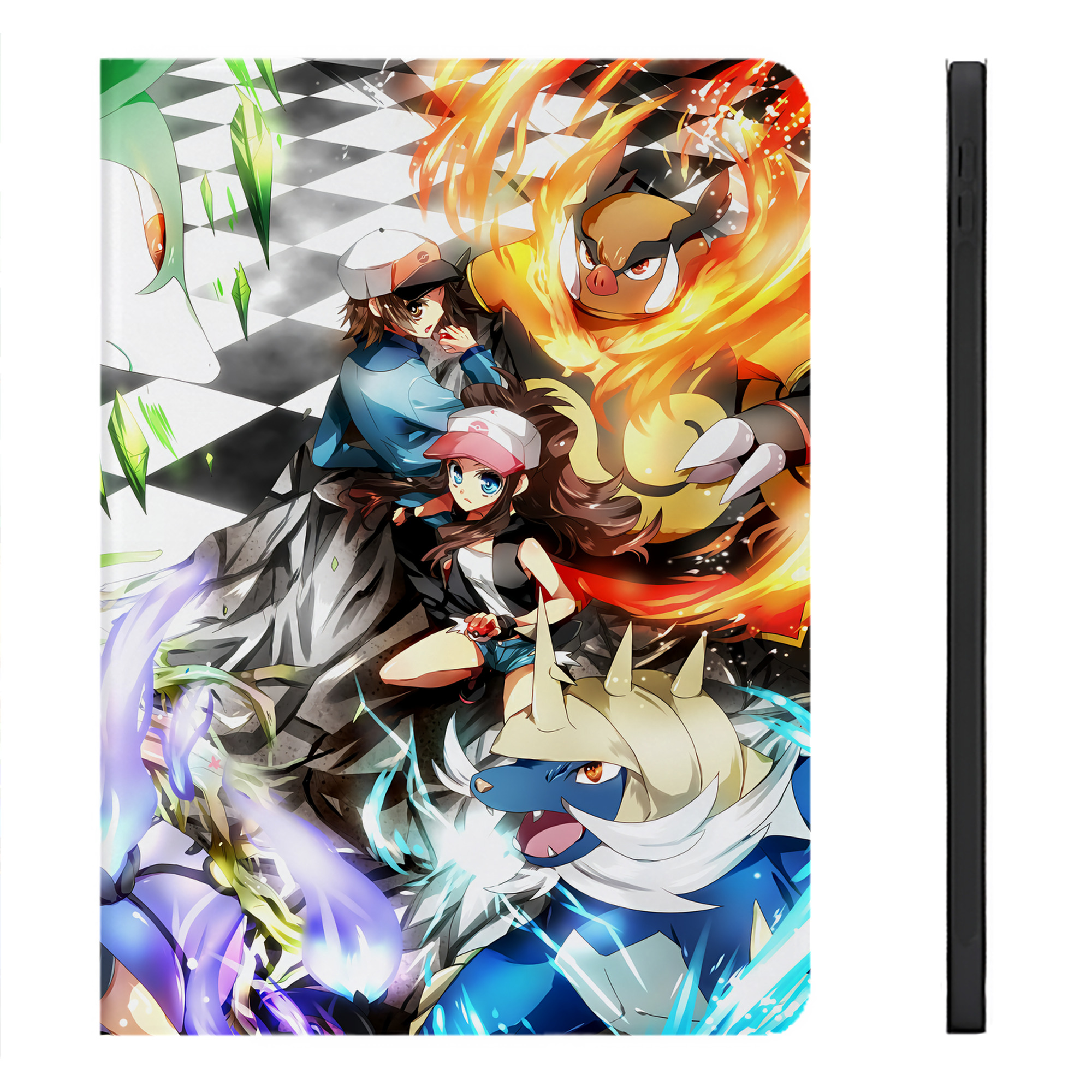 （画像用） ポケットモンスター Pokémon IPadケース ペンホルダー付き ブックスタイルデザイン
